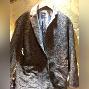 Vintage GAP Gray Herringbone Blazer